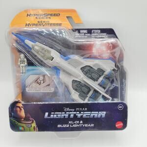 Disney Pixar Lightyear Hyperspeed Xl-01 Spaceship & Buzz Lightyear Toy New
